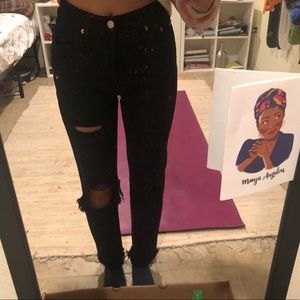 Black Levi’s wedgie jeans!!